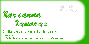 marianna kamaras business card