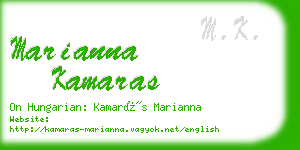 marianna kamaras business card